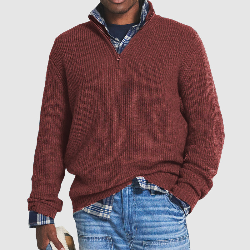 Men's Winter Jumper – Warm Knit Plus Sizes