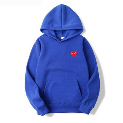 Women's Embroidered Heart Hoodie – Comfortable Hoodie
