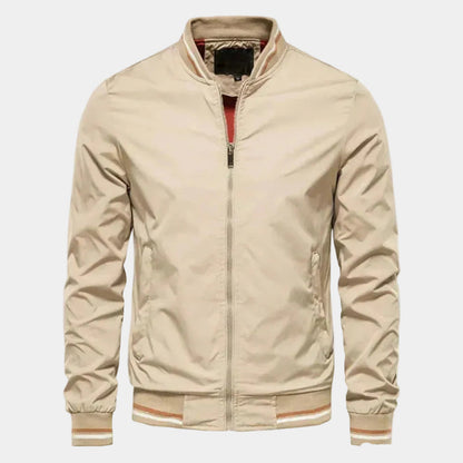 Men's Bomber Jacket – Zipped Stand Collar