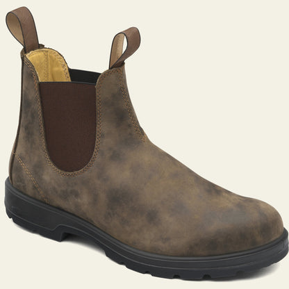 Men's Chelsea Boots – Faux Leather Lug Sole