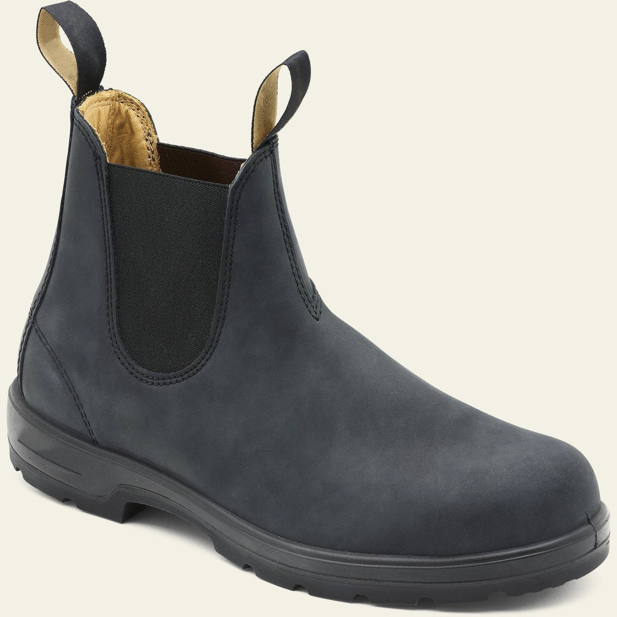 Men's Chelsea Boots – Faux Leather Lug Sole