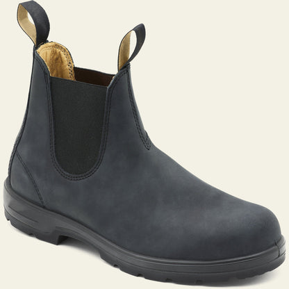 Men's Chelsea Boots – Faux Leather Lug Sole
