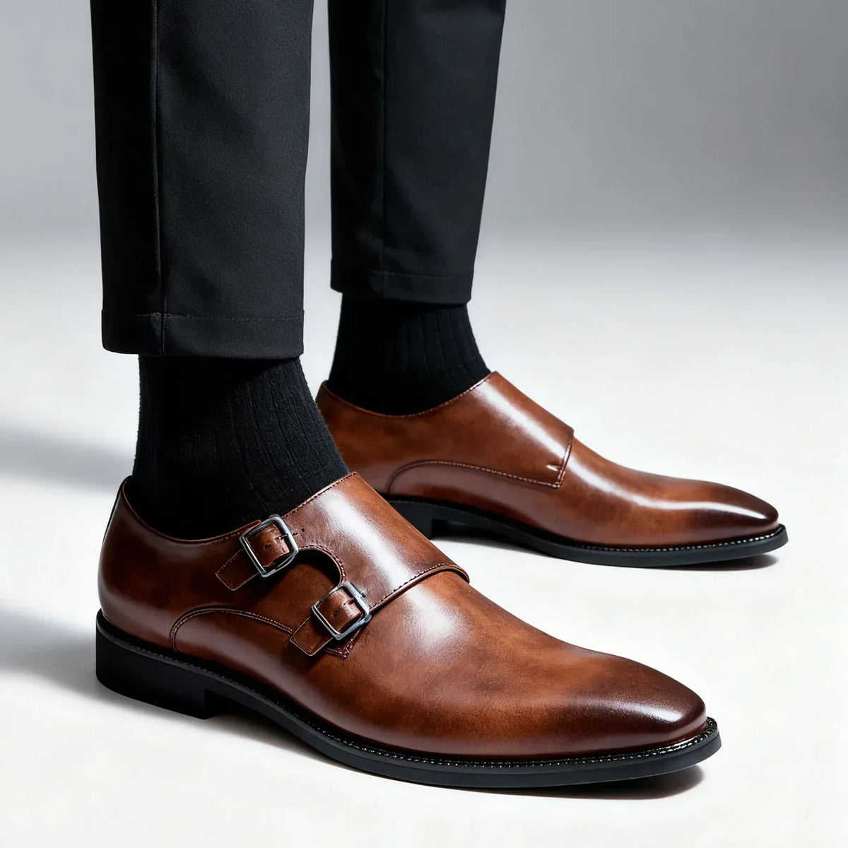 Men's Ankle Boots – Double Buckle