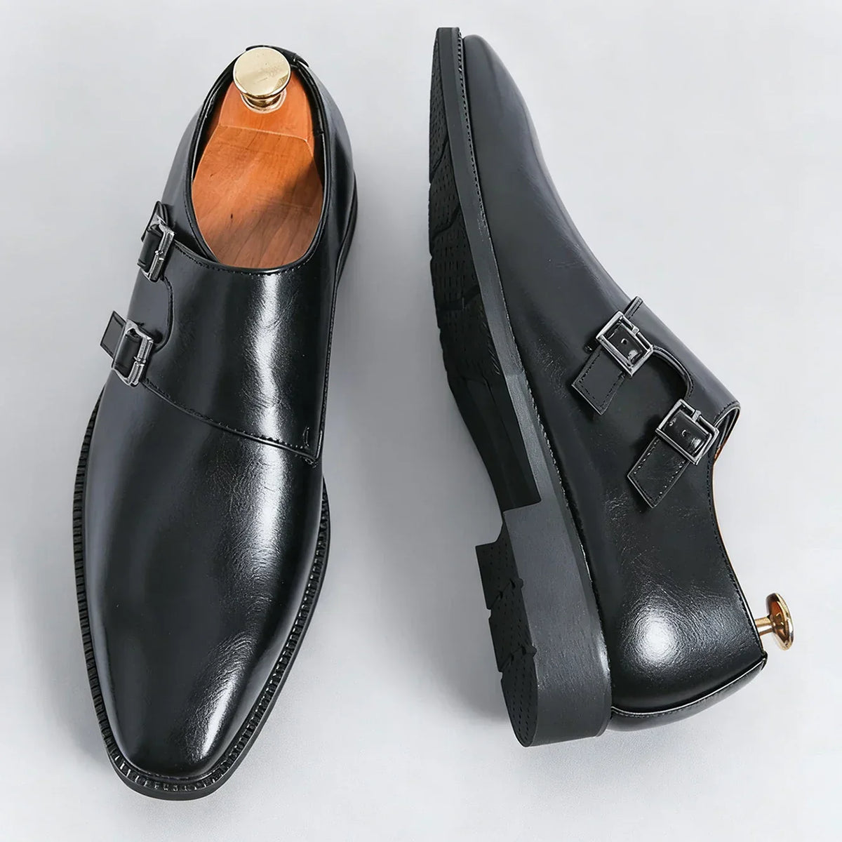 Men's Ankle Boots – Double Buckle