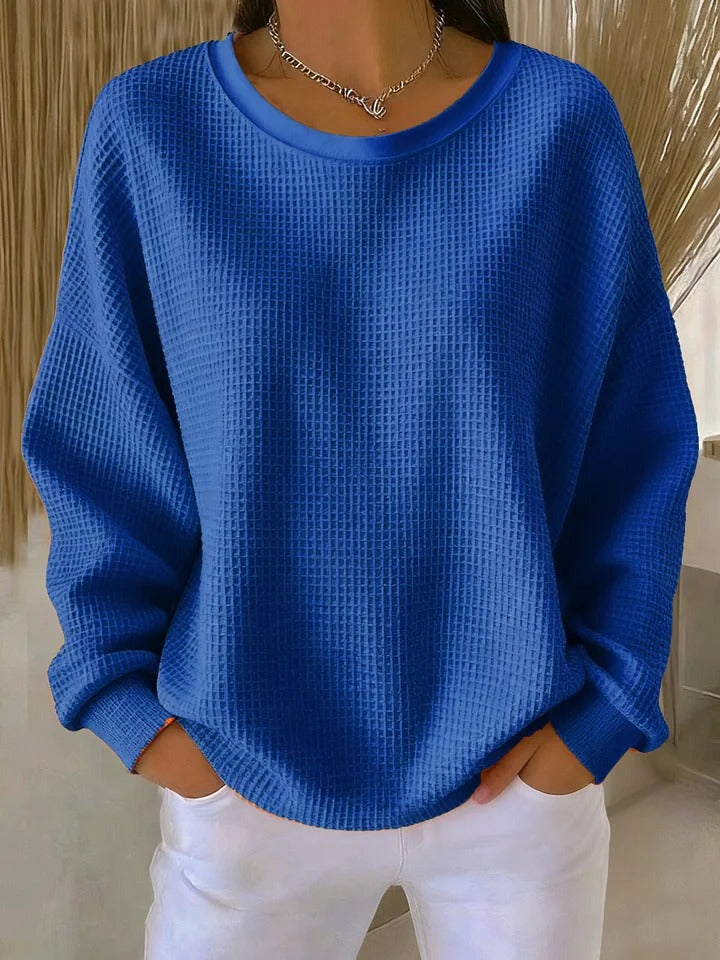 Women's Comfortable Jumper – Relaxed Fit Autumn Winter
