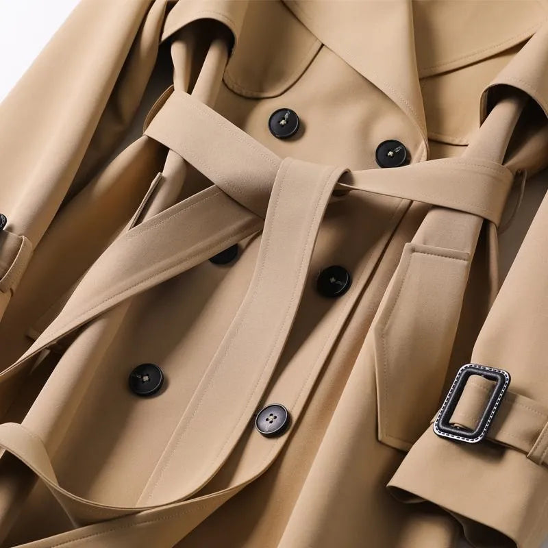 Women's Long Trench – Mid-Season Coat