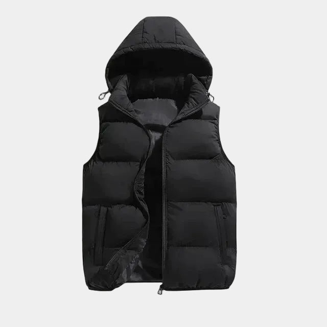 Men's Puffer Gilet – Quilted Hooded
