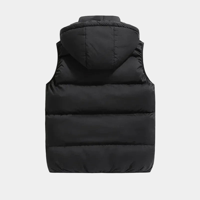 Men's Puffer Gilet – Quilted Hooded