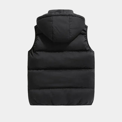 Men's Puffer Gilet – Quilted Hooded