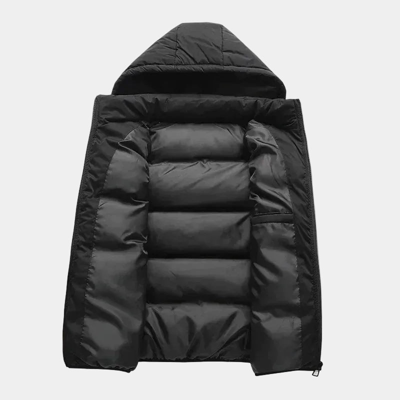Men's Puffer Gilet – Quilted Hooded