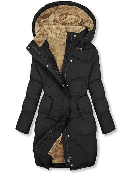 Women's Long Puffer – Winter Coat Warm Lining