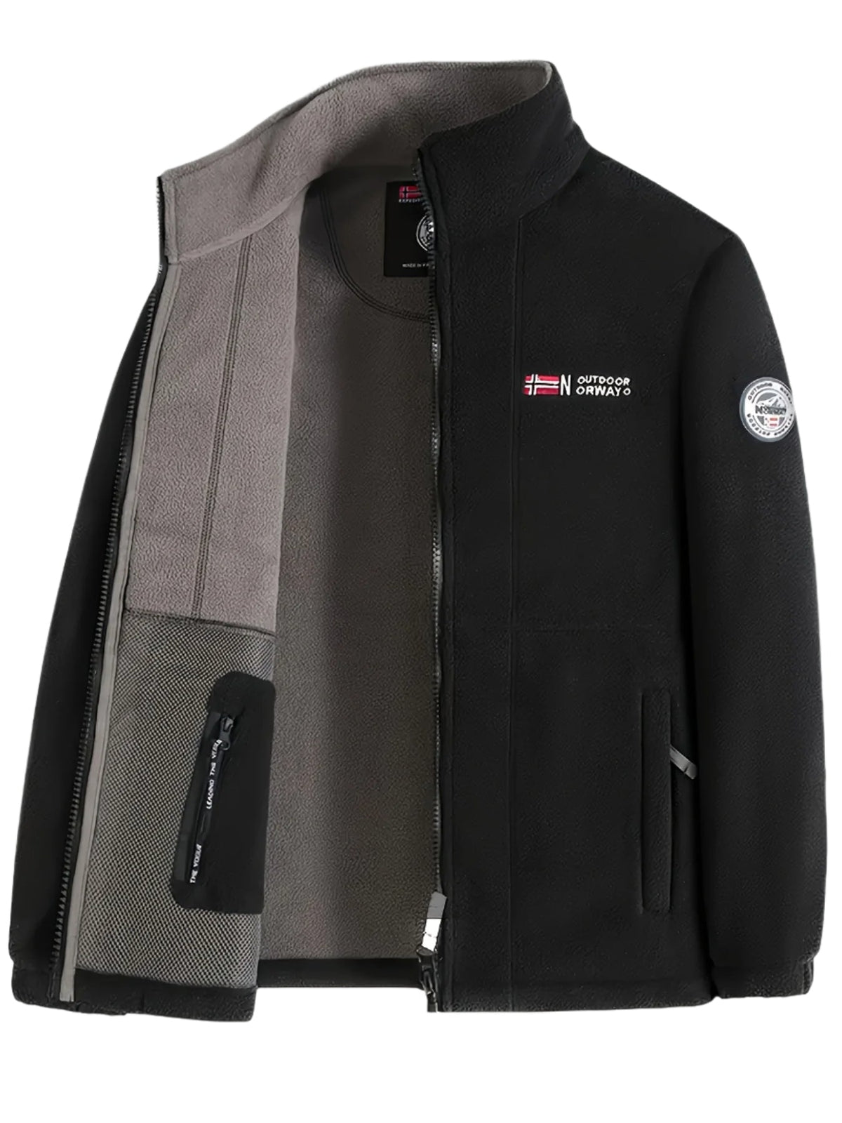 Men's Fleece Jacket – Light and Warm Mid-Season