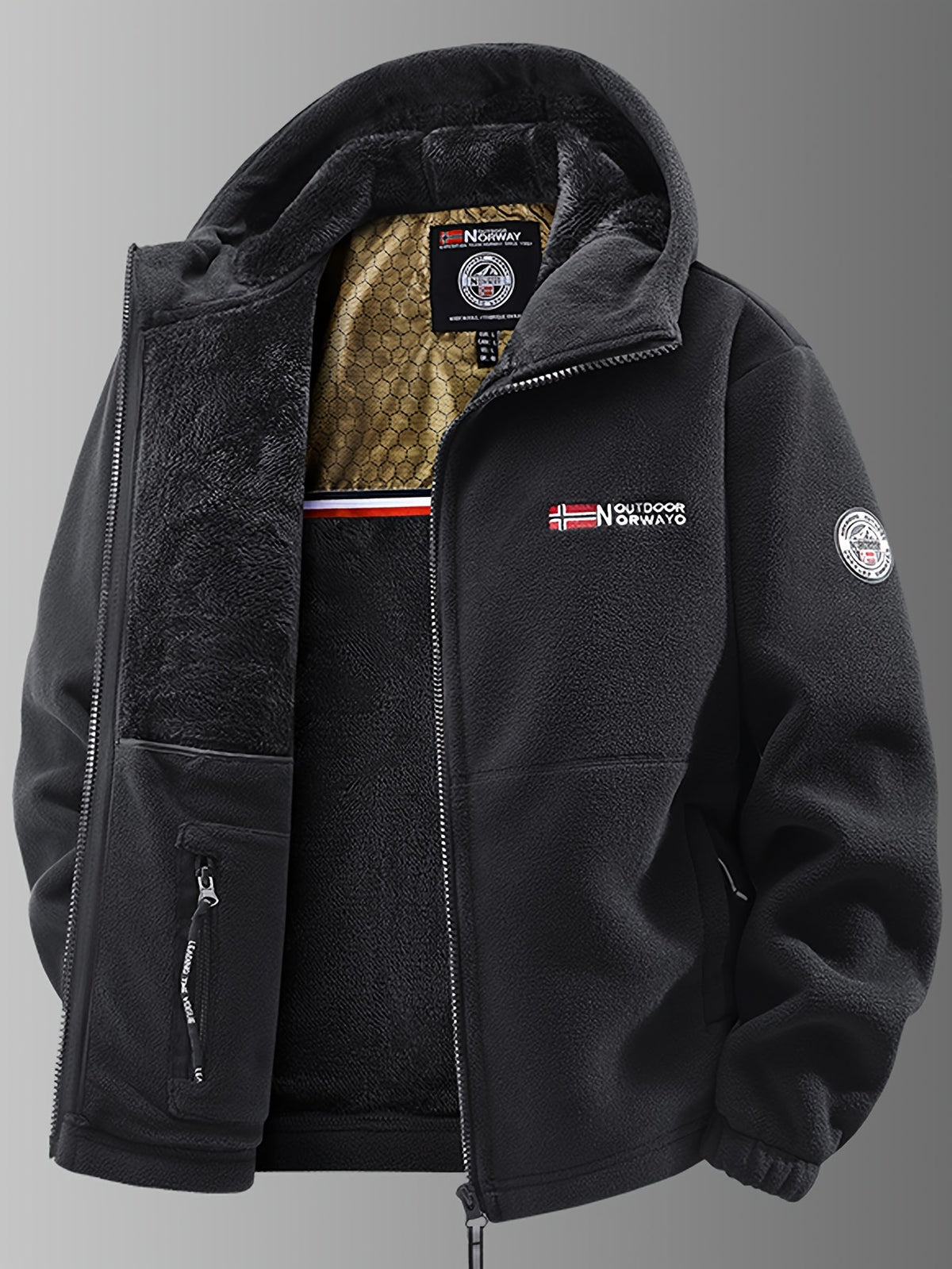 Men's Fleece Jacket – Thermal Warm Winter