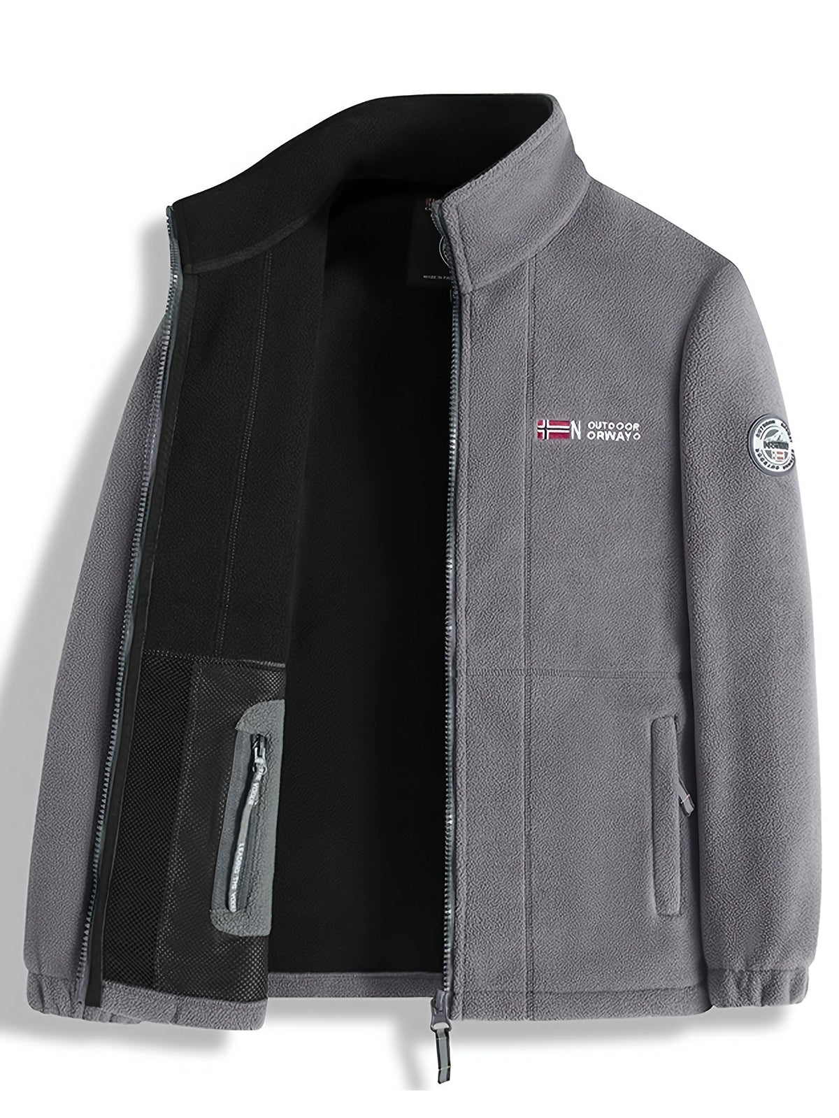 Men's Fleece Jacket – Light and Warm Mid-Season