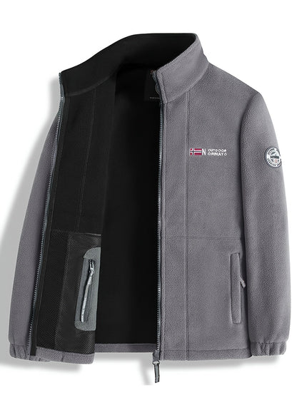 Men's Fleece Jacket – Light and Warm Mid-Season