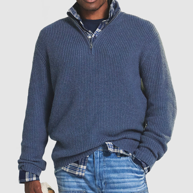 Men's Winter Jumper – Warm Knit Plus Sizes