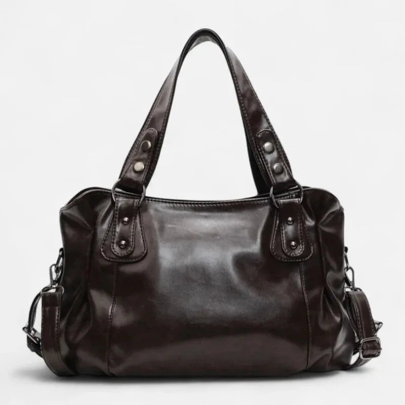 Grand Sac à Main Rétro Femme Souple – Sac Bandoulière pour Cours