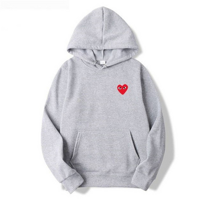 Women's Embroidered Heart Hoodie – Comfortable Hoodie