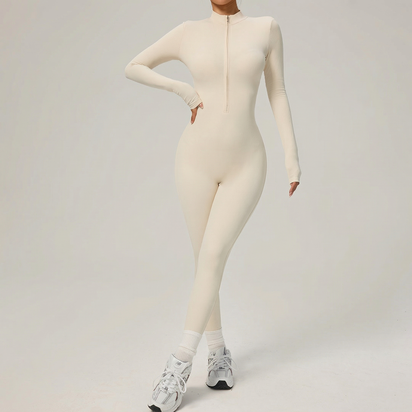 Women's Long Sleeve Full Body Yoga Jumpsuit
