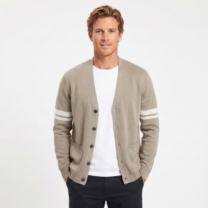 Men's Winter V-Neck Wool Premium Cardigan