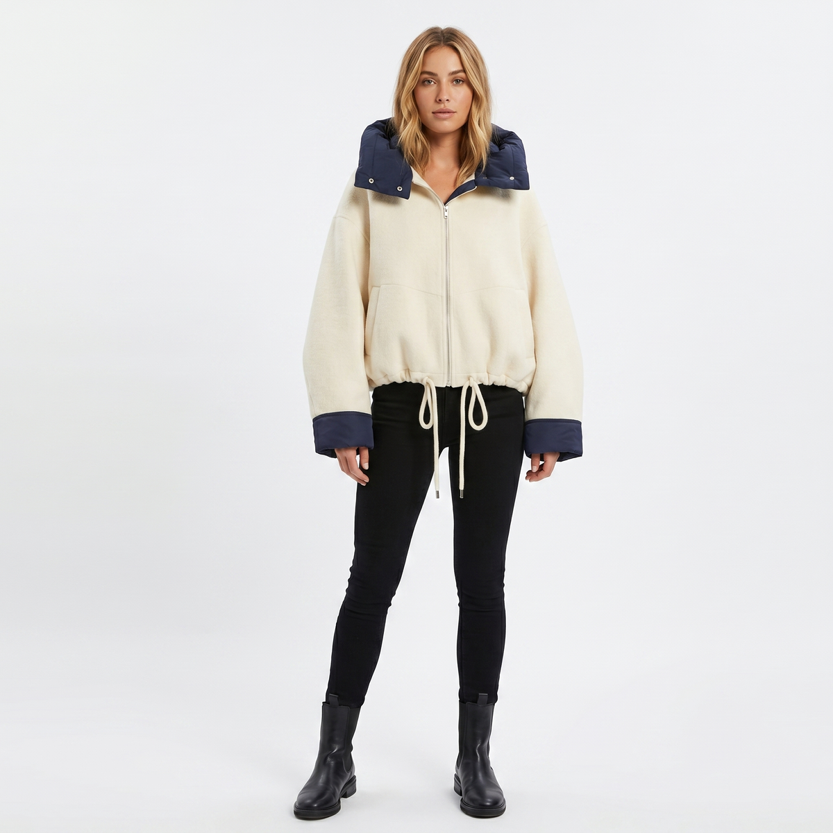 Women's Oversized Long Sleeve Coat