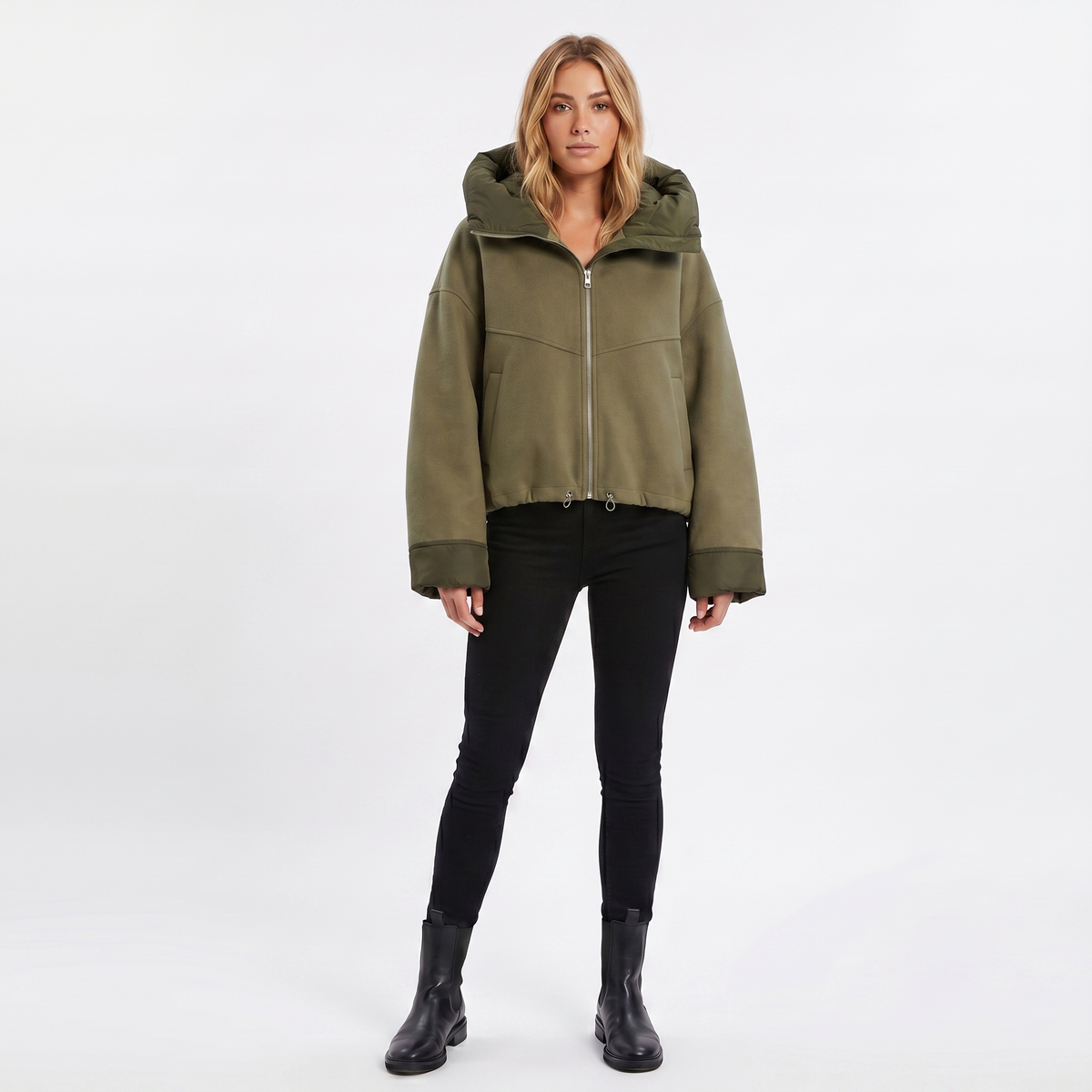 Women's Oversized Long Sleeve Coat