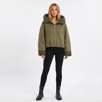 Women's Oversized Long Sleeve Coat