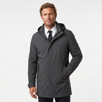 Men's Premium Mid-Length Windbreaker & Waterproof Jacket