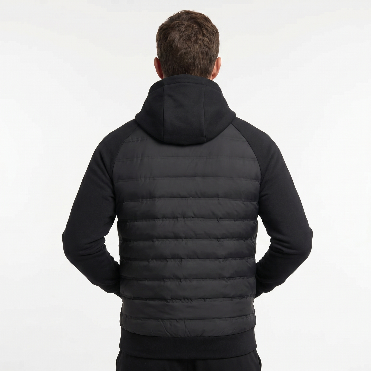 Men's Casual Lightweight Puffer Hoodie Jacket