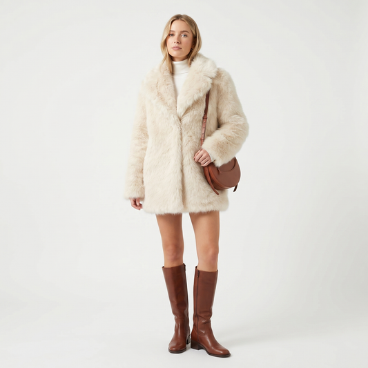 Women's Faux Fur Fluffy Oversized Winter Coat