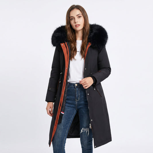 Women's Detachable Luxe Fur Winter Jacket