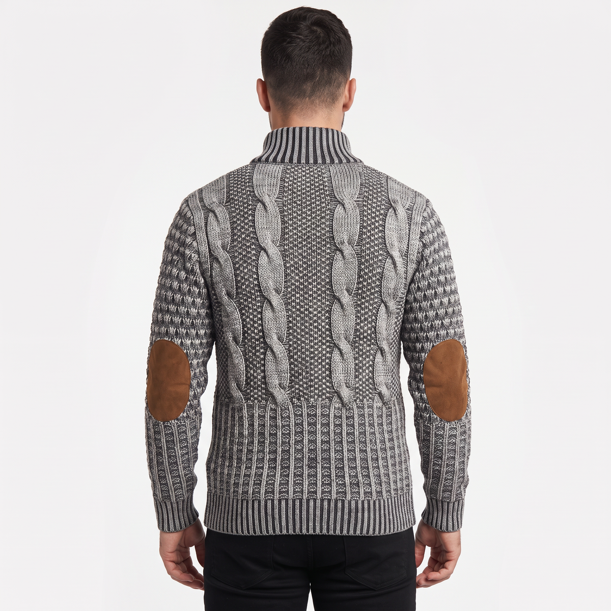 Men's Patterned Jumper – Warm Winter Knit