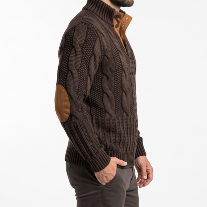 Men's Patterned Jumper – Warm Winter Knit