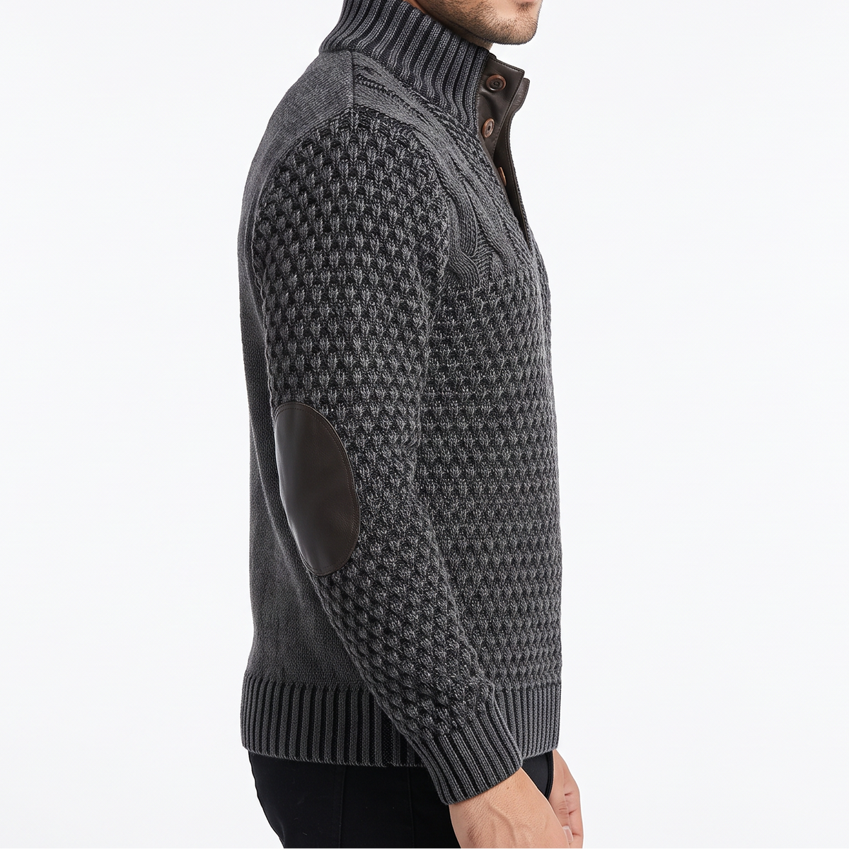 Men's Patterned Jumper – Warm Winter Knit