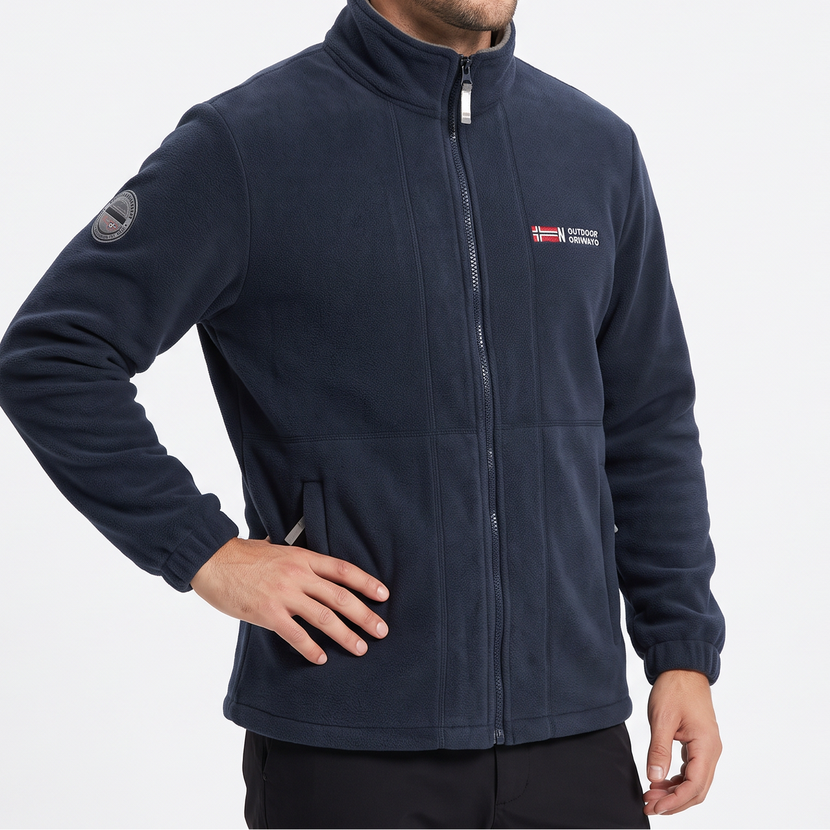 Men's Fleece Jacket – Light and Warm Mid-Season Winter