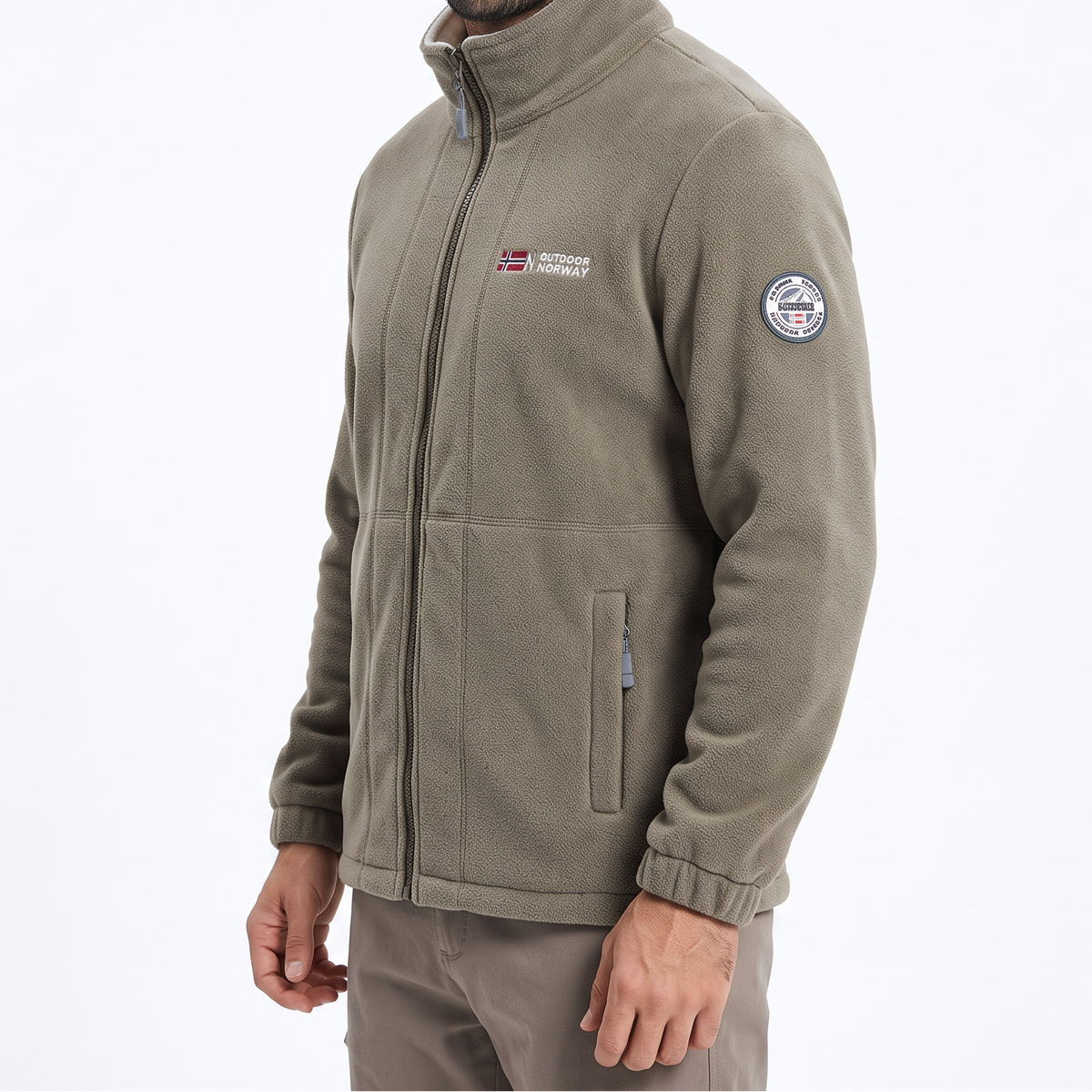 Men's Fleece Jacket – Light and Warm Mid-Season Winter