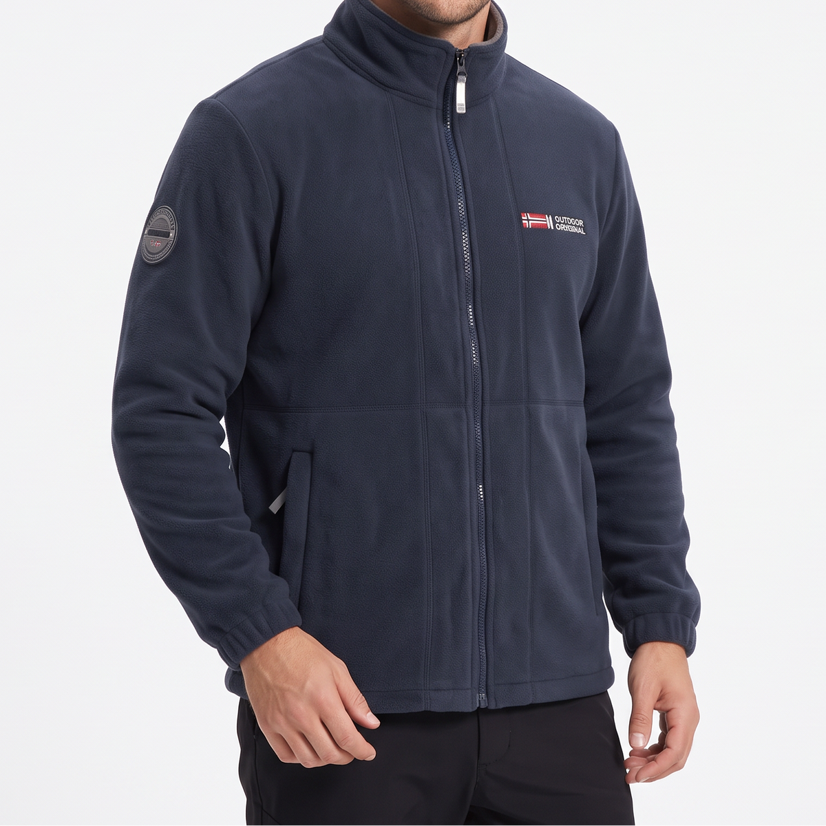 Men's Fleece Jacket – Light and Warm Mid-Season Winter