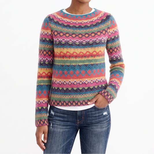 Women's Winter Jumper – Warm Roll-Neck Knit Plus Sizes