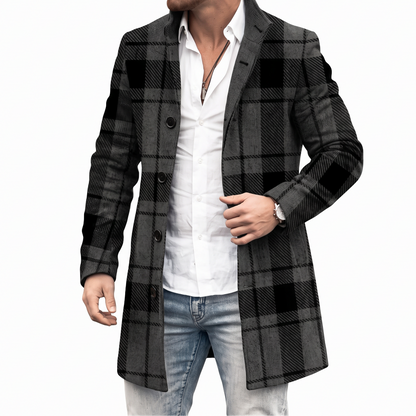 Trench Homme Mi-Saison – Manteau Classique Intemporel
