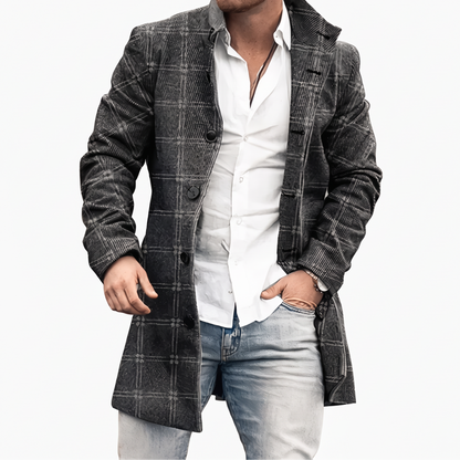Trench Homme Mi-Saison – Manteau Classique Intemporel