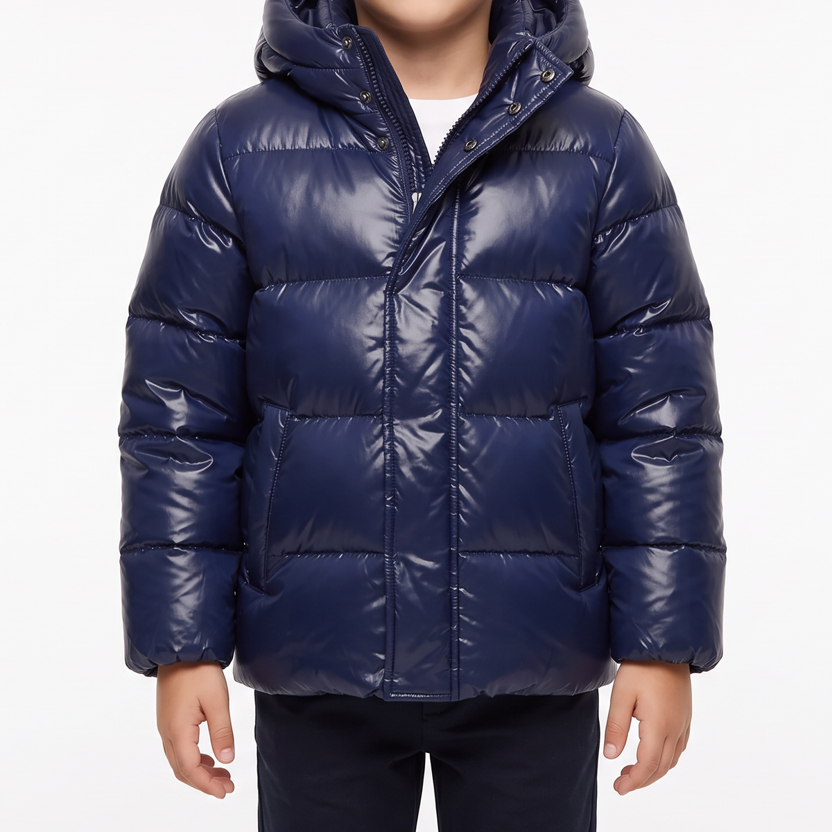 Women's Hooded Puffer – Warm Quilted Jacket Straight Cut Winter