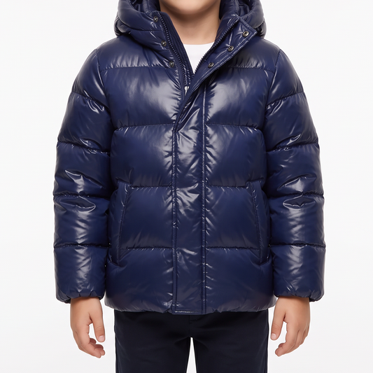 Women's Hooded Puffer – Warm Quilted Jacket Straight Cut Winter