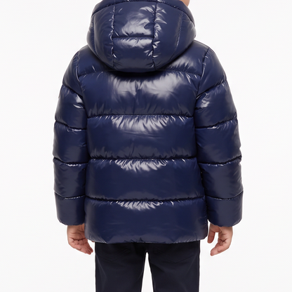 Women's Hooded Puffer – Warm Quilted Jacket Straight Cut Winter