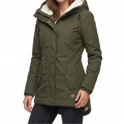 Women's Long Coat – Warm Waterproof Winter