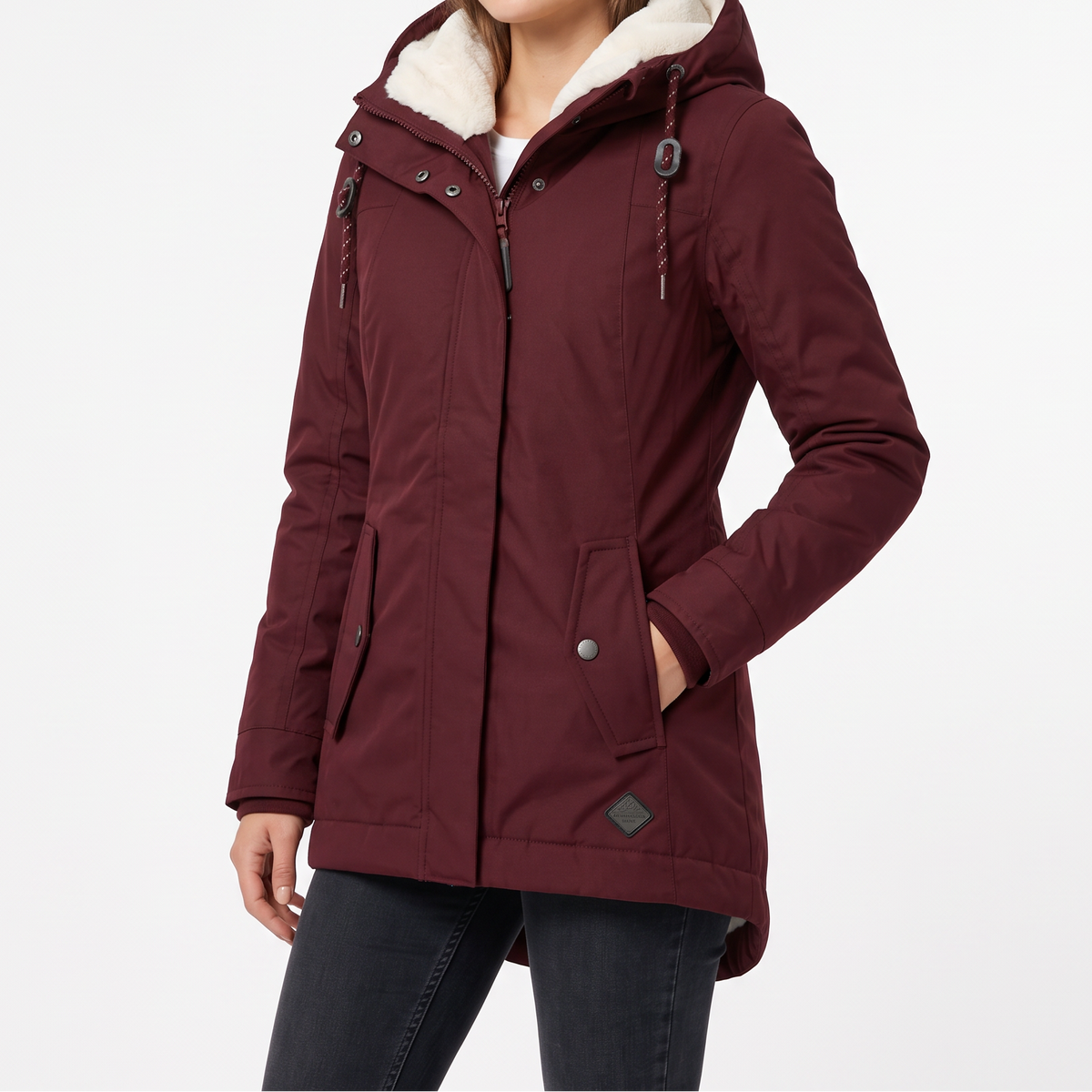 Women's Long Coat – Warm Waterproof Winter