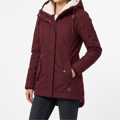 Women's Long Coat – Warm Waterproof Winter
