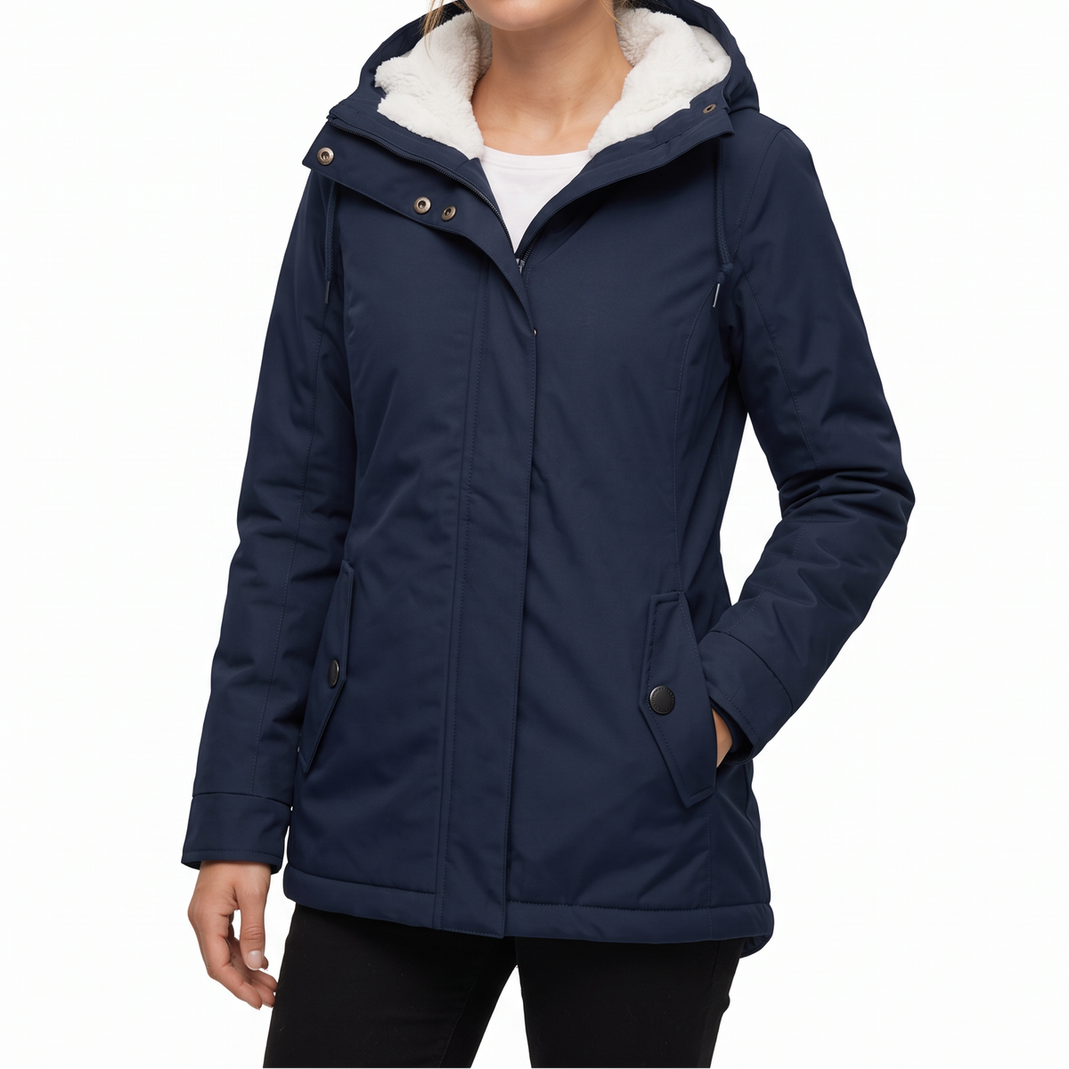 Women's Long Coat – Warm Waterproof Winter