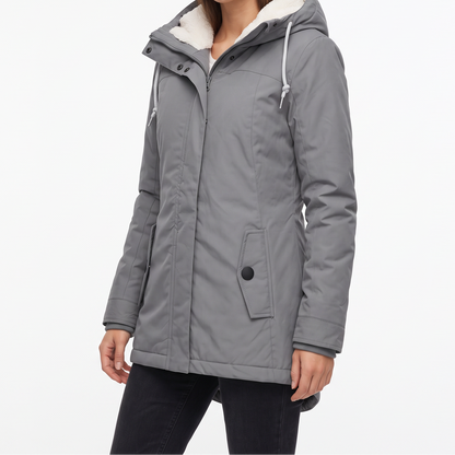 Women's Long Coat – Warm Waterproof Winter