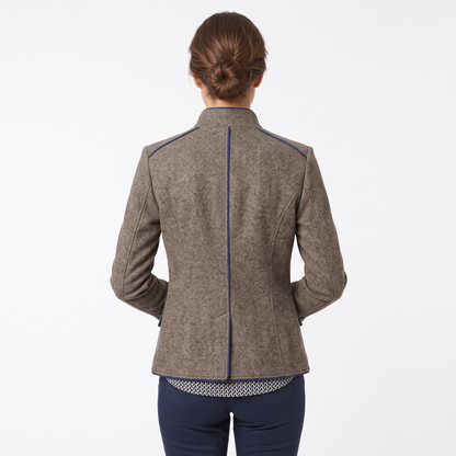 Women's Long Jacket – Plain Long Blazer Autumn Winter