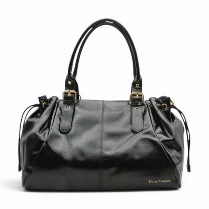 Women's XL Faux Leather Handbag – Spacious School Bag
